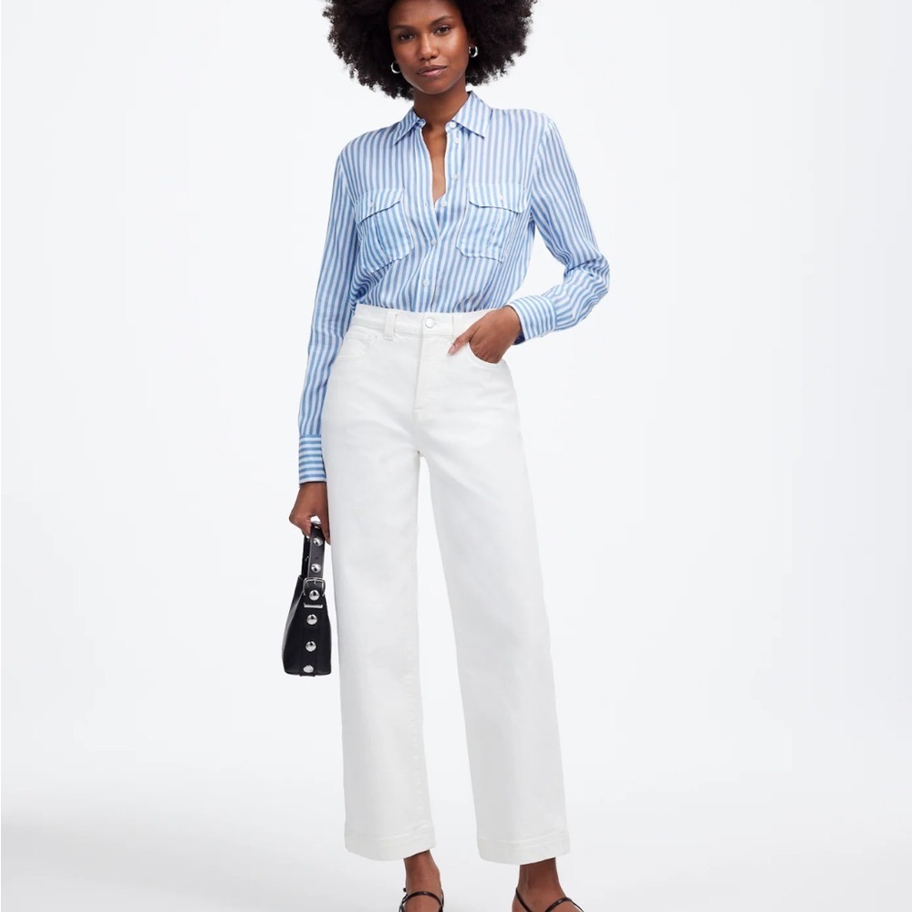 Madewell The Perfect Vintage White Denim Size 32